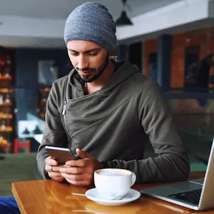 man-looking-at-phone