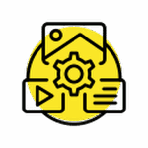 Visual icon of content management tools representing The Thought-Leader plan by The Breezy Company