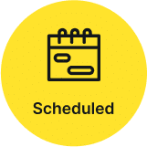 scheduled