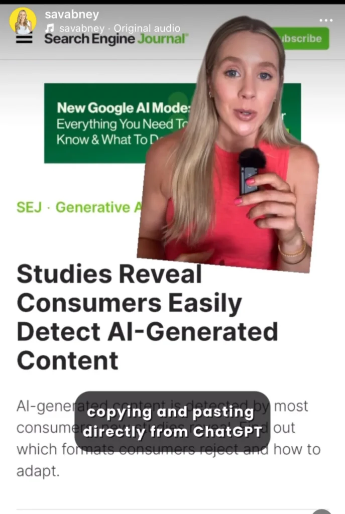 Expert discussing AI-generated content detection trends